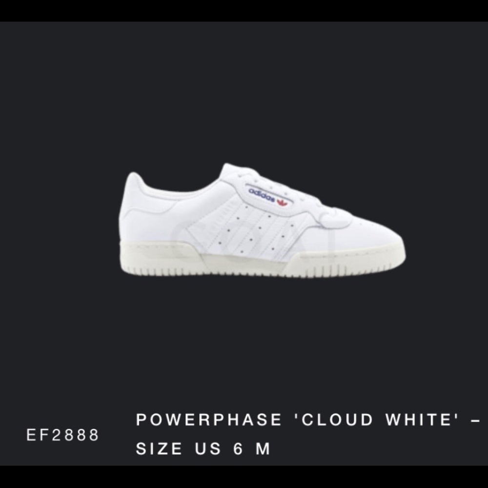 NEVER WORN MENS SIZE 6 (WMNS 8) ADDIDAS POWERPHASE